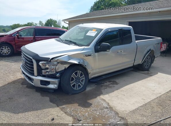 1FTFX1EF0GFB12023 2016 FORD F150 Silver Przód lewy