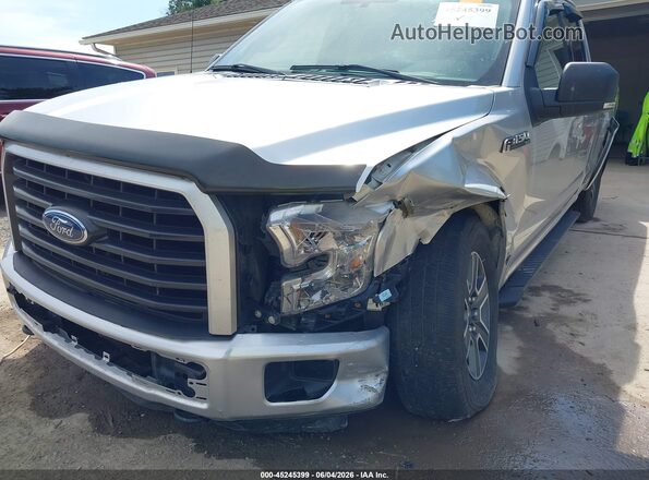1FTFX1EF0GFB12023 2016 FORD F150 Silver Widok z przodu