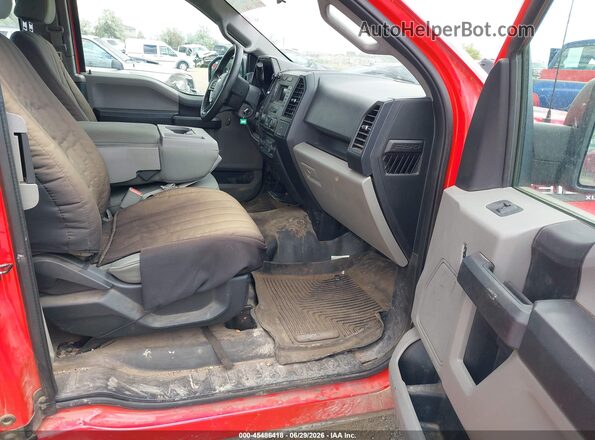 1FTFX1EF0GFB37780 2016 FORD F150 Red წინა სალონის ხედი