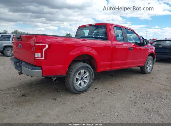 1FTFX1EF0GFB37780 2016 FORD F150 Red უკანა მარჯვენა