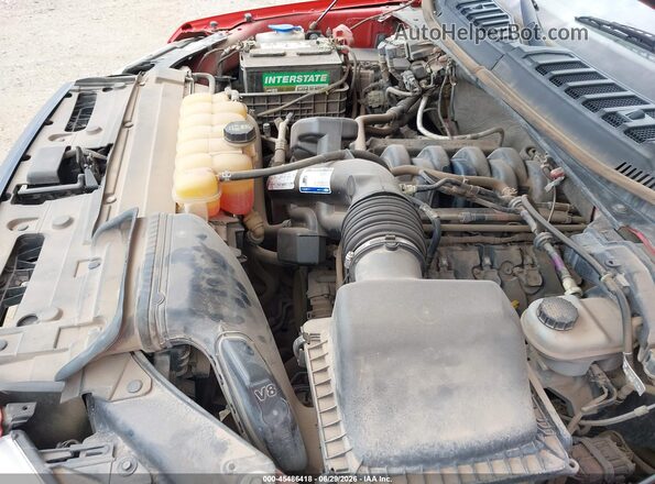 1FTFX1EF0GFB37780 2016 FORD F150 Red ხელსაწყოთა პანელის ხედი