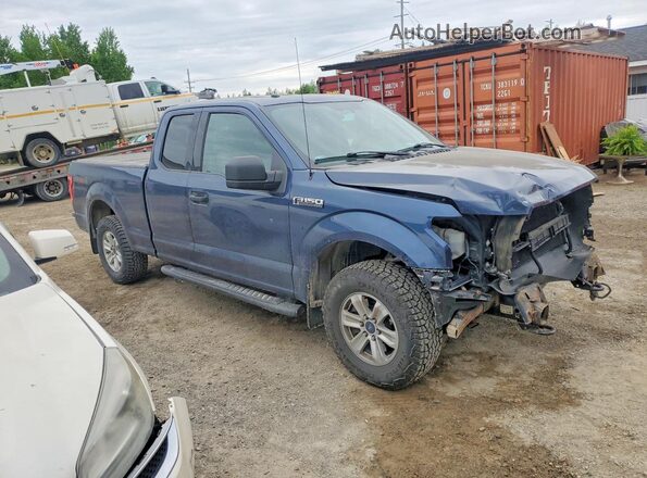 1FTFX1EF1GKE87801 2016 FORD F150 Blue Առջևի աջ
