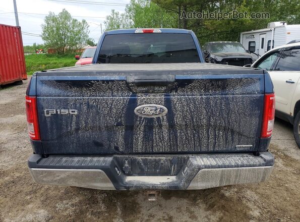 1FTFX1EF1GKE87801 2016 FORD F150 Blue Հետևի տեսք
