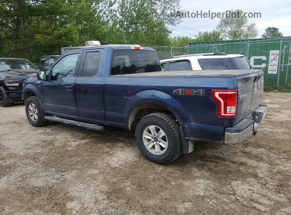 1FTFX1EF1GKE87801 2016 FORD F150 Blue Հետևի ձախ