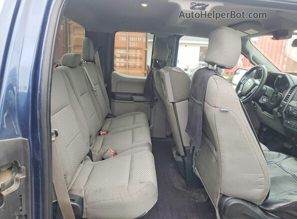 1FTFX1EF1GKE87801 2016 FORD F150 Blue Հետևի նստատեղերի տեսք