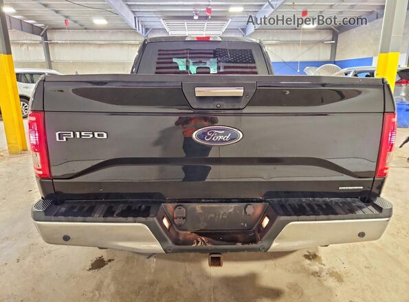 1FTFX1EF2GFB60977 2016 FORD F150 Black უკანა ხედი