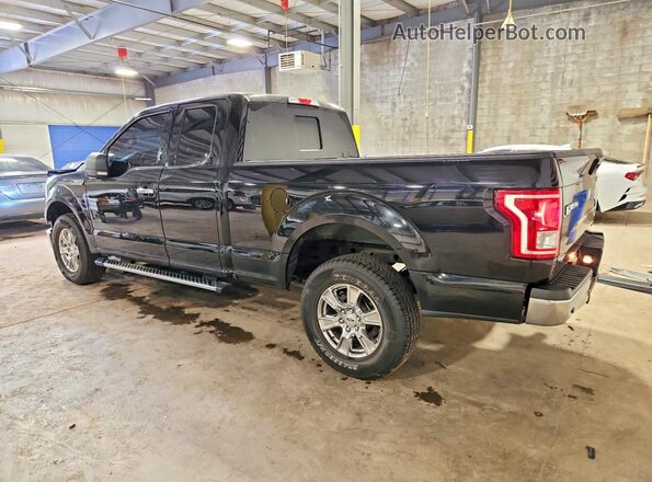 1FTFX1EF2GFB60977 2016 FORD F150 Black უკანა მარცხენა