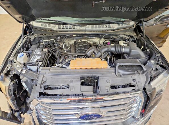 1FTFX1EF2GFB60977 2016 FORD F150 Black უკანა სალონის ხედი