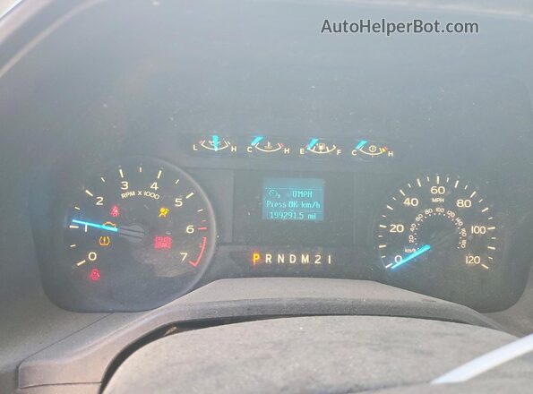 1FTFX1EF2GFD21392 2016 FORD F150 White Widok zestawu wskaźników
