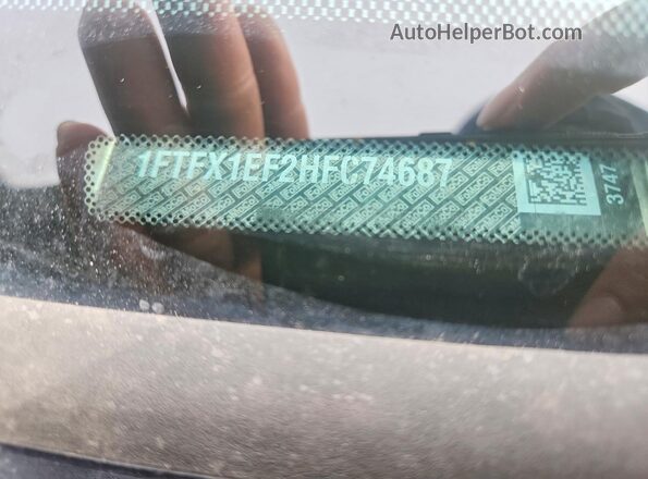 1FTFX1EF2HFC74687 2017 FORD F150 Silver 