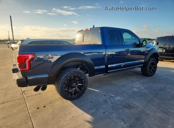 1FTFX1EF2HKC00161 2017 FORD F150 Blue Հետևի աջ