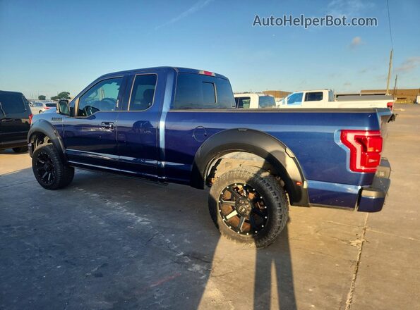 1FTFX1EF2HKC00161 2017 FORD F150 Blue Հետևի ձախ