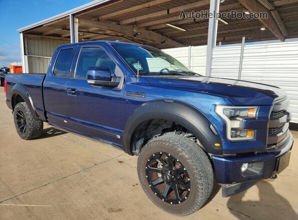 1FTFX1EF2HKC00161 2017 FORD F150 Blue Առջևի աջ