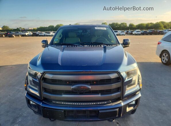 1FTFX1EF2HKC00161 2017 FORD F150 Blue Դիմացի տեսք