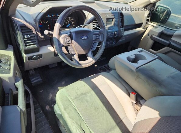 1FTFX1EF2HKC91657 2017 FORD F150 Черный Вид панели приборов