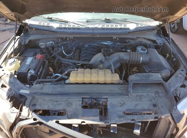 1FTFX1EF2HKC91657 2017 FORD F150 Черный Вид задней части салона