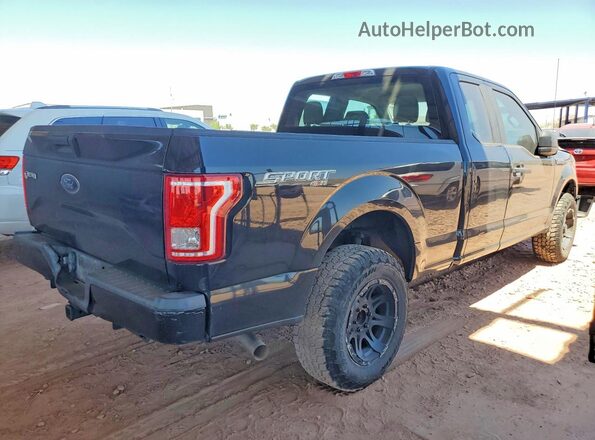 1FTFX1EF2HKC91657 2017 FORD F150 Черный Задняя правая четверть