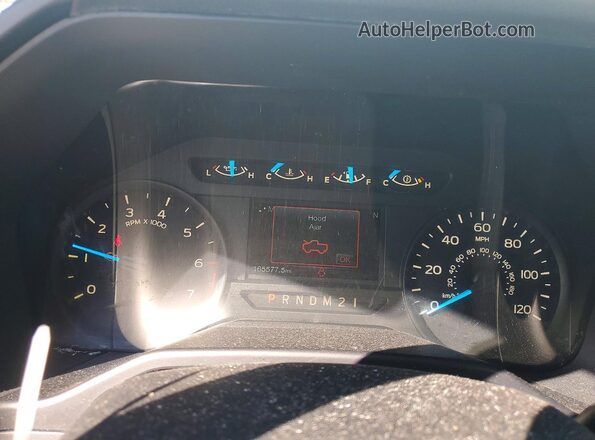 1FTFX1EF3GFC16036 2016 FORD F150 White Սարքավորումների վահանակի տեսք