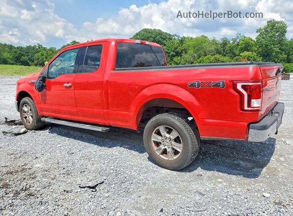 1FTFX1EF3GFD11762 2016 FORD F150 Red Rear left