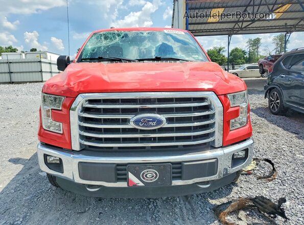 1FTFX1EF3GFD11762 2016 FORD F150 Red Front view