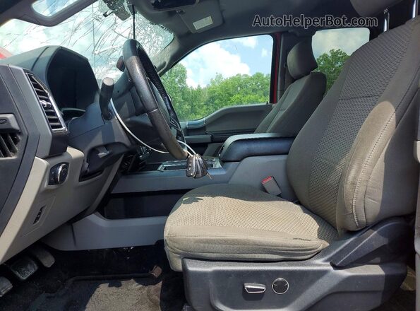 1FTFX1EF3GFD11762 2016 FORD F150 Red Front interior view