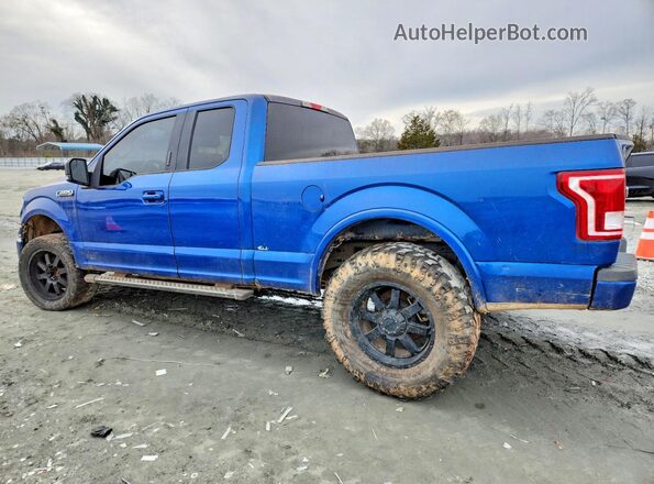 1FTFX1EF3HKE44594 2017 FORD F Blue Trasero izquierdo