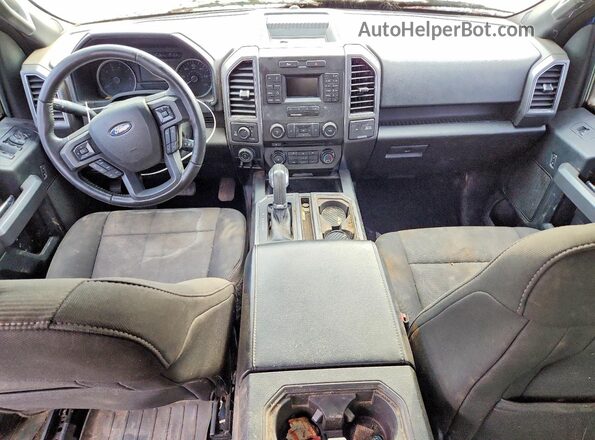 1FTFX1EF3HKE44594 2017 FORD F Blue Vista del salpicadero