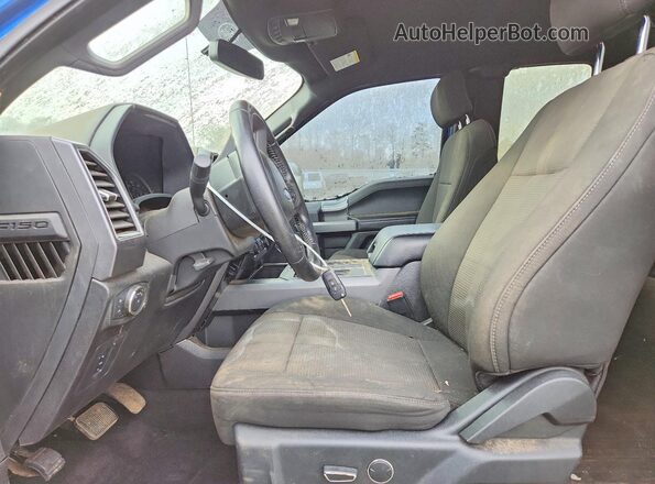 1FTFX1EF3HKE44594 2017 FORD F Blue Vista interior delantera