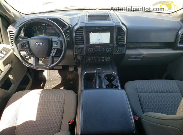 1FTFX1EF4HKC65058 2017 FORD F150 Черный Вид панели приборов