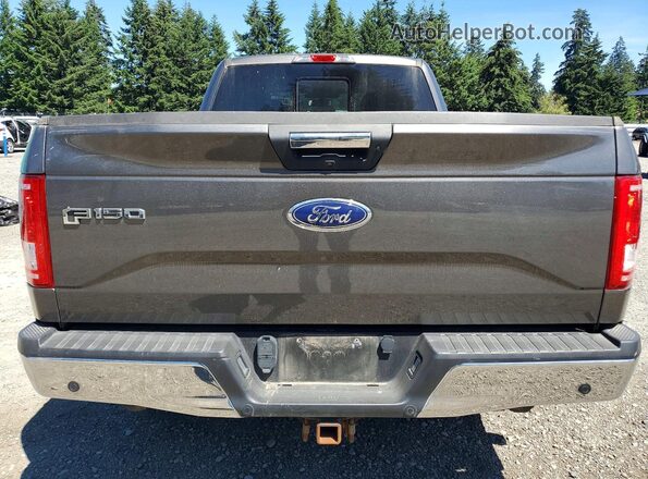 1FTFX1EF4HKC65058 2017 FORD F150 Черный Вид сзади