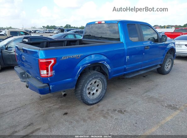 1FTFX1EF5GKF15552 2016 FORD F150 Blue Tył prawy