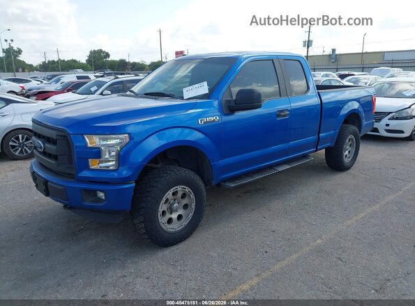 1FTFX1EF5GKF15552 2016 FORD F150 Blue Przód lewy