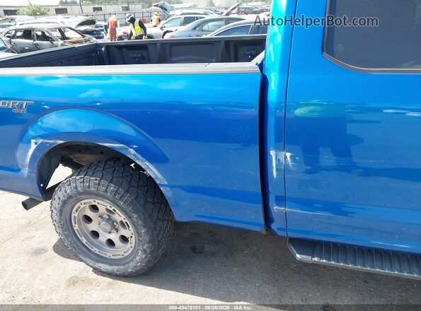 1FTFX1EF5GKF15552 2016 FORD F150 Blue Widok z przodu