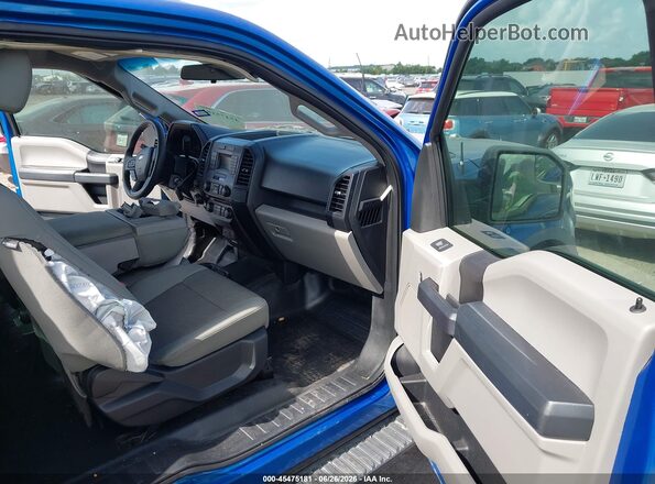 1FTFX1EF5GKF15552 2016 FORD F150 Blue Widok wnętrza z przodu