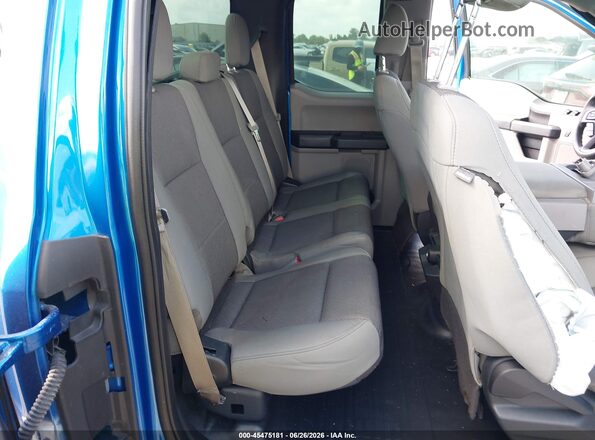 1FTFX1EF5GKF15552 2016 FORD F150 Blue Widok naklejki z numerem VIN