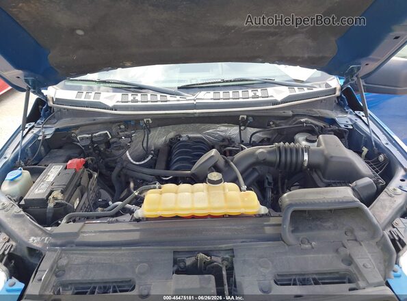 1FTFX1EF5GKF15552 2016 FORD F150 Blue Widok z tyłu