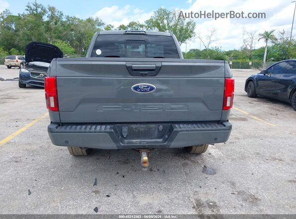 1FTFX1EG2JFB08264 2018 FORD F150 Gray 