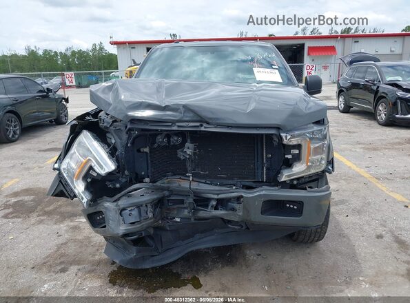 1FTFX1EG2JFB08264 2018 FORD F150 Gray უკანა სალონის ხედი