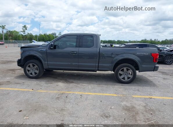 1FTFX1EG2JFB08264 2018 FORD F150 Gray 