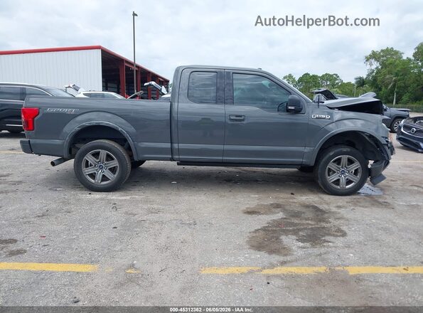 1FTFX1EG2JFB08264 2018 FORD F150 Gray სალონის 360-გრადუსიანი ხედი