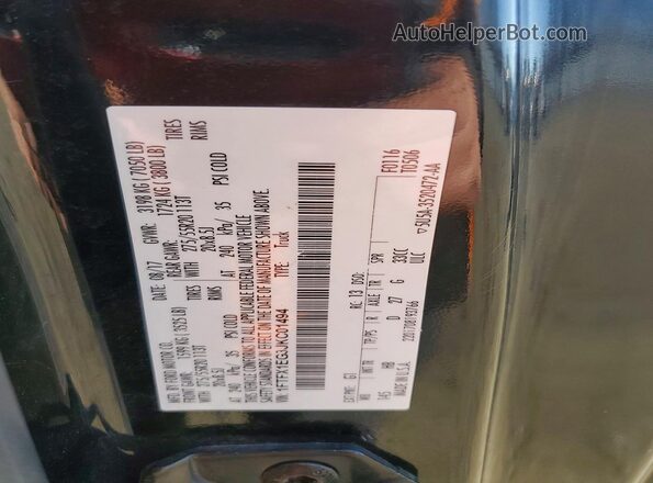 1FTFX1EG3JKC01494 2018 FORD F150 Black Vista del compartimento del motor