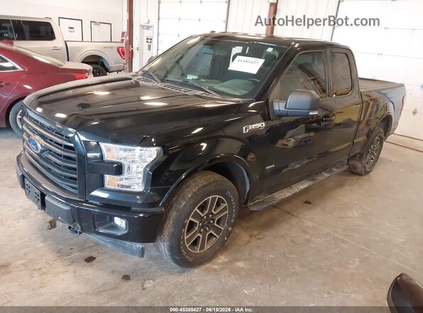 1FTFX1EG4HFB80951 2017 FORD F150 Black წინა მარცხენა ხედი სამი მეოთხედიდან