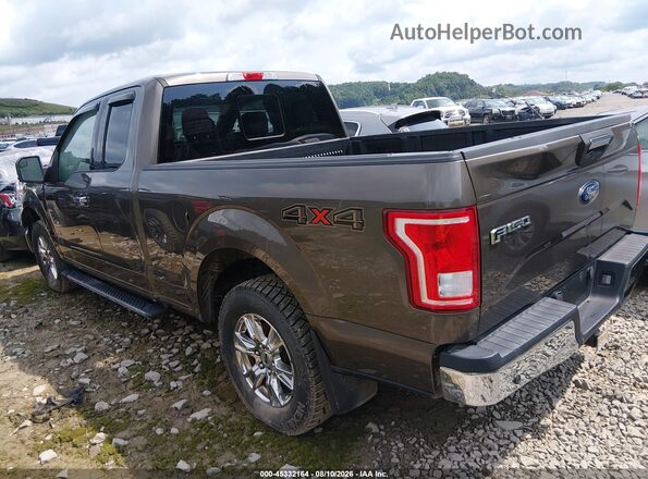 1FTFX1EG8HFB31672 2017 FORD F150 Brown Trasero izquierdo