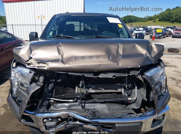 1FTFX1EG8HFB31672 2017 FORD F150 Brown Vista del cuadro de instrumentos