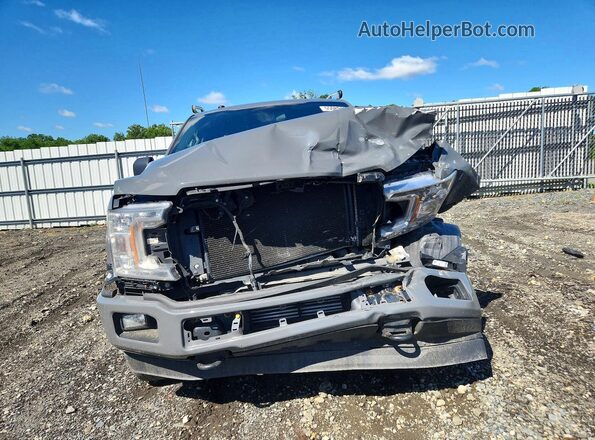 1FTFX1EG8JFE34280 2018 FORD F150 Gray Front view