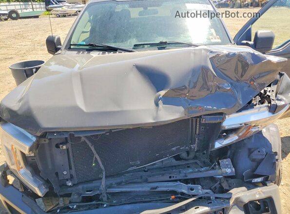 1FTFX1EG8JFE34280 2018 FORD F150 Gray Rear interior view