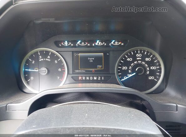 1FTFX1EG9GFC57117 2016 FORD F150 Blue Rear seats view