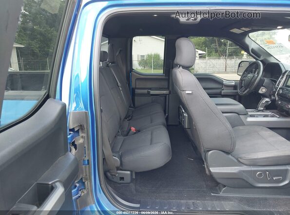 1FTFX1EG9GFC57117 2016 FORD F150 Blue VIN sticker view