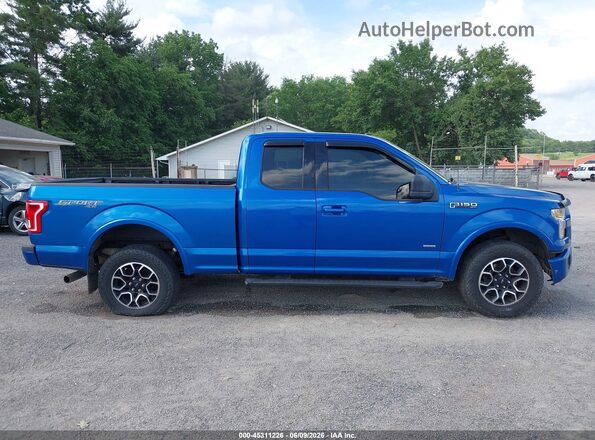1FTFX1EG9GFC57117 2016 FORD F150 Blue 360 interior view