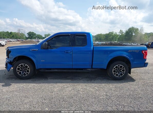 1FTFX1EG9GFC57117 2016 FORD F150 Blue 
